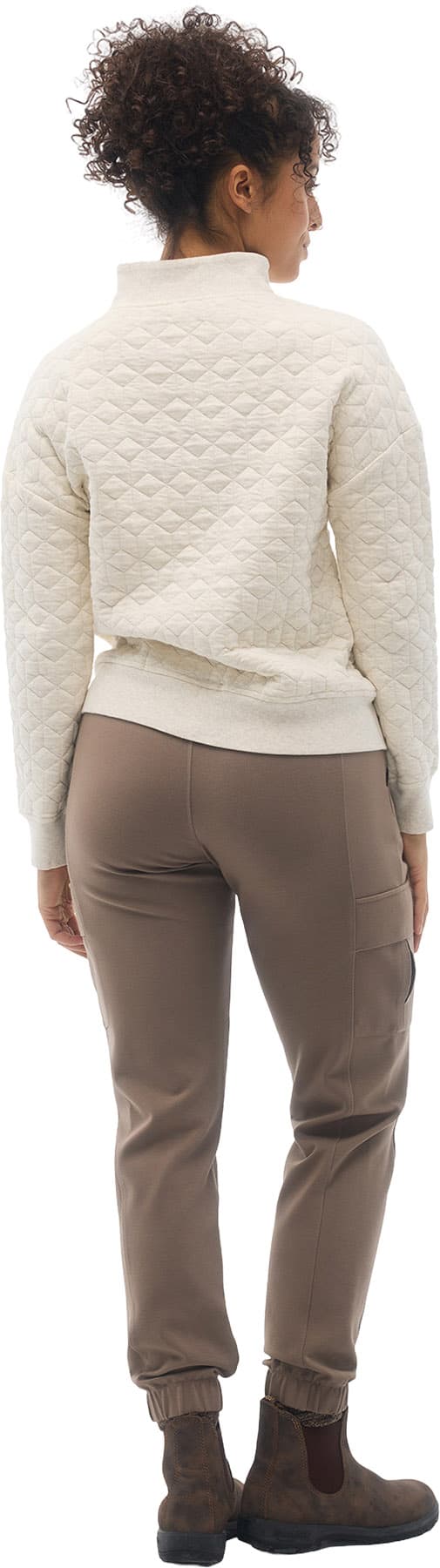 Product gallery image number 2 for product Astrid Zip Neck Sweatshirt - Women's