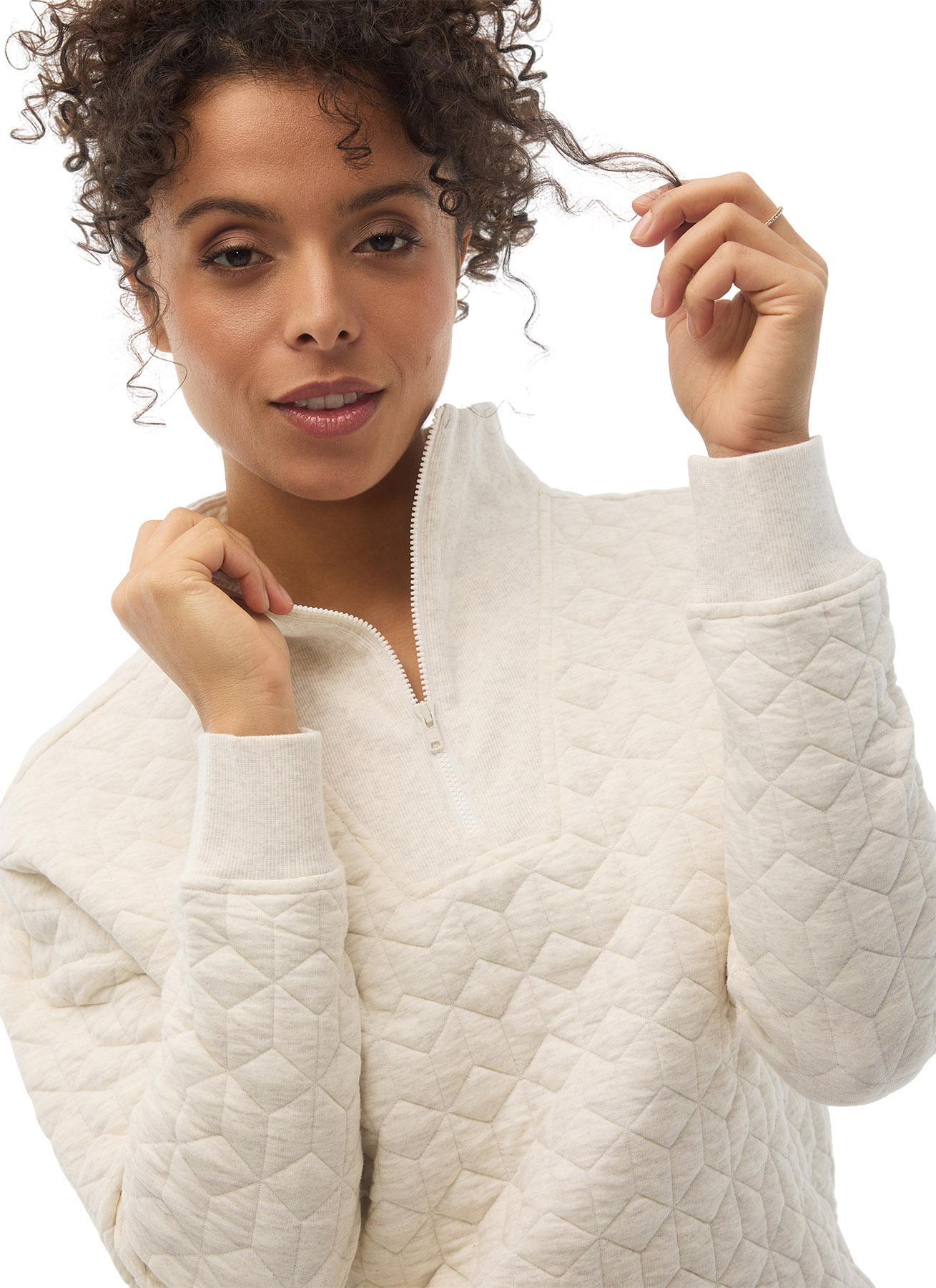 Product gallery image number 4 for product Astrid Zip Neck Sweatshirt - Women's