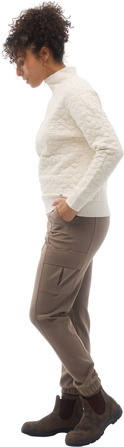 Product gallery image number 3 for product Astrid Zip Neck Sweatshirt - Women's