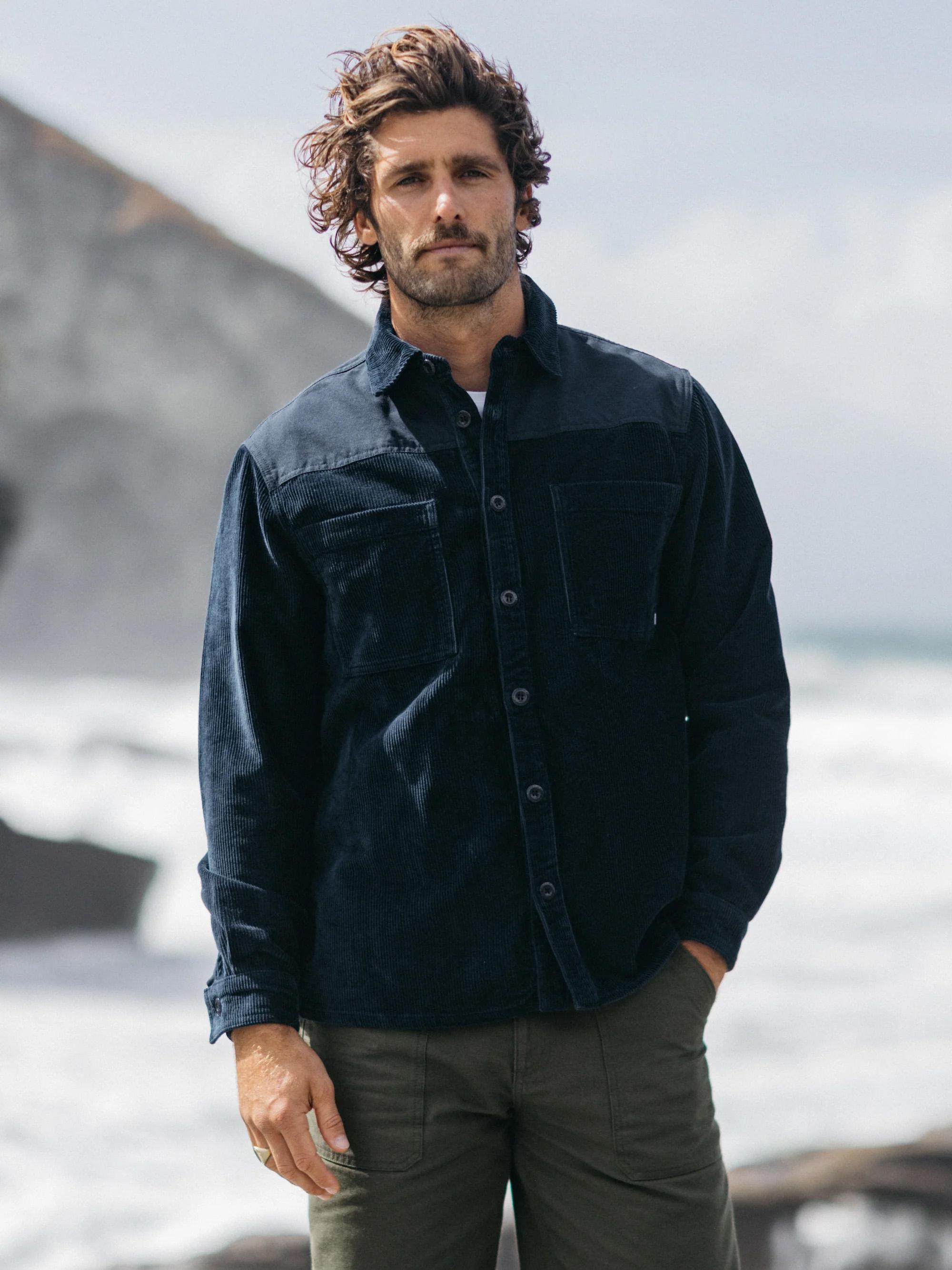 Product gallery image number 7 for product Basset Corduroy Shirt - Men's