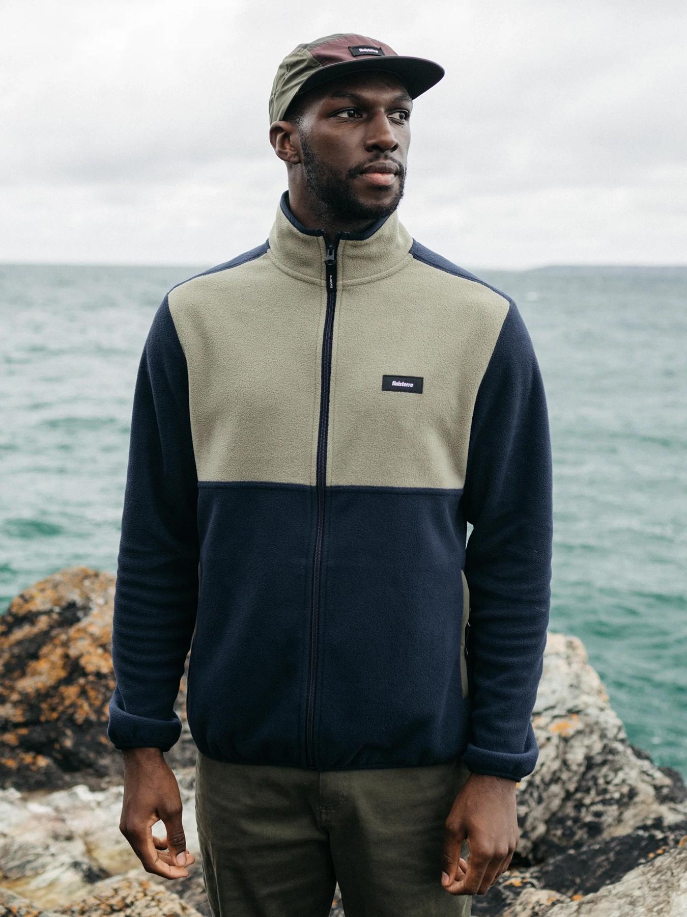Numéro de l'image de la galerie de produits 2 pour le produit Manteau en molleton à glissière pleine longueur Axiom - Homme