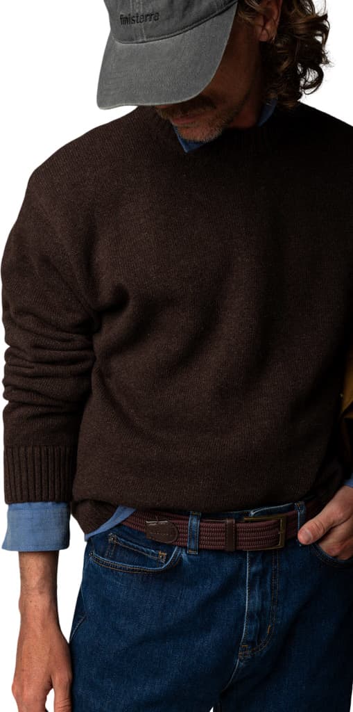 Product gallery image number 6 for product Escall Crew Neck Knit Sweater - Men's