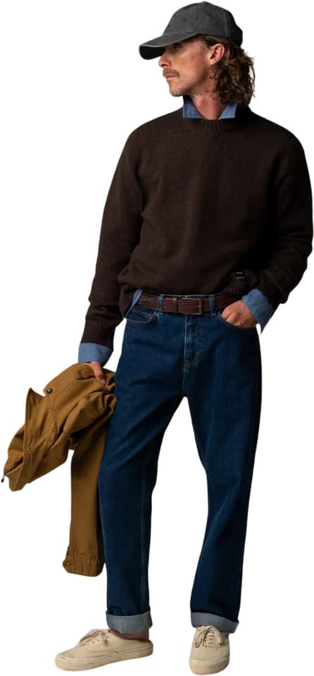 Product gallery image number 7 for product Escall Crew Neck Knit Sweater - Men's
