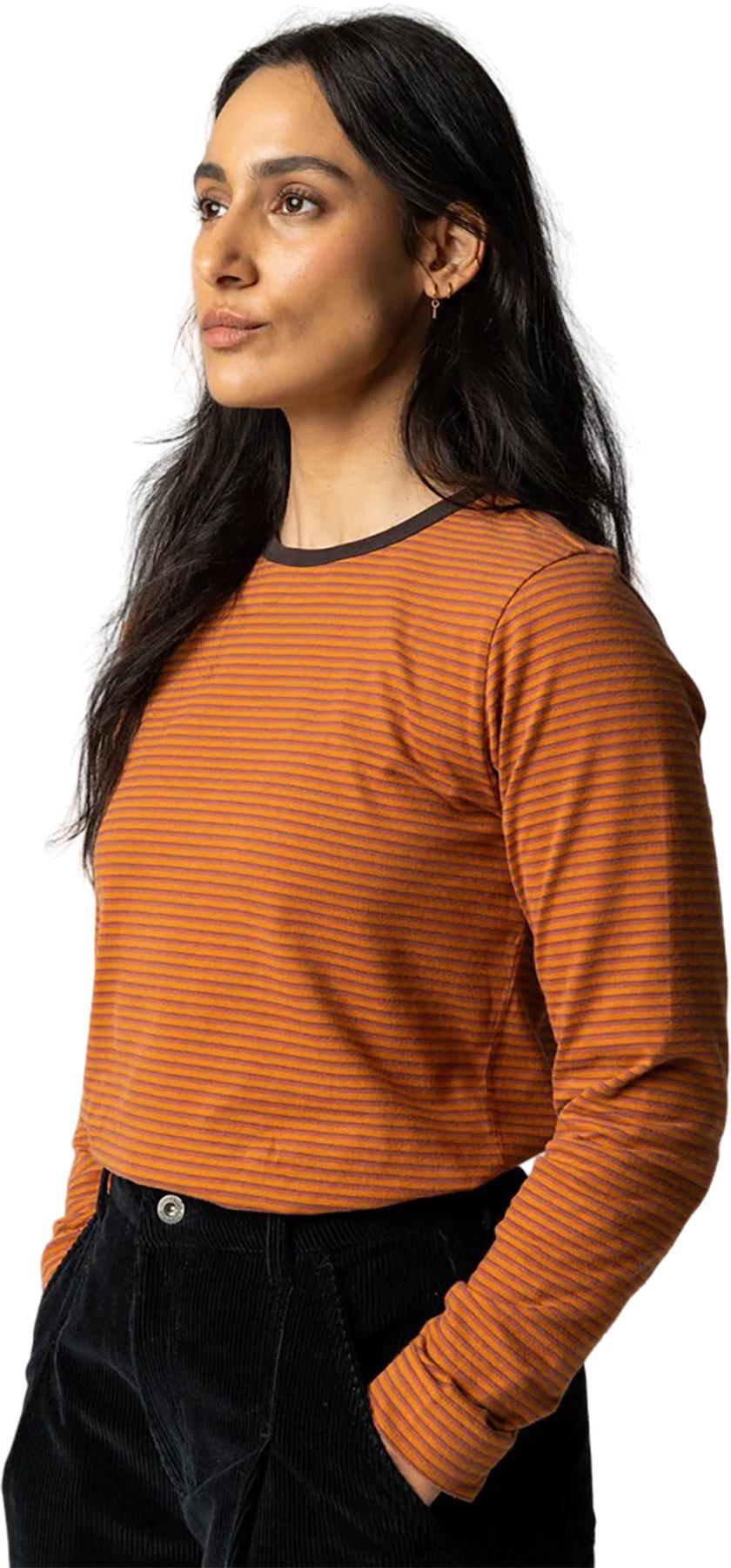 Numéro de l'image de la galerie de produits 2 pour le produit T-shirt à rayures à manches longues Eldon - Femme