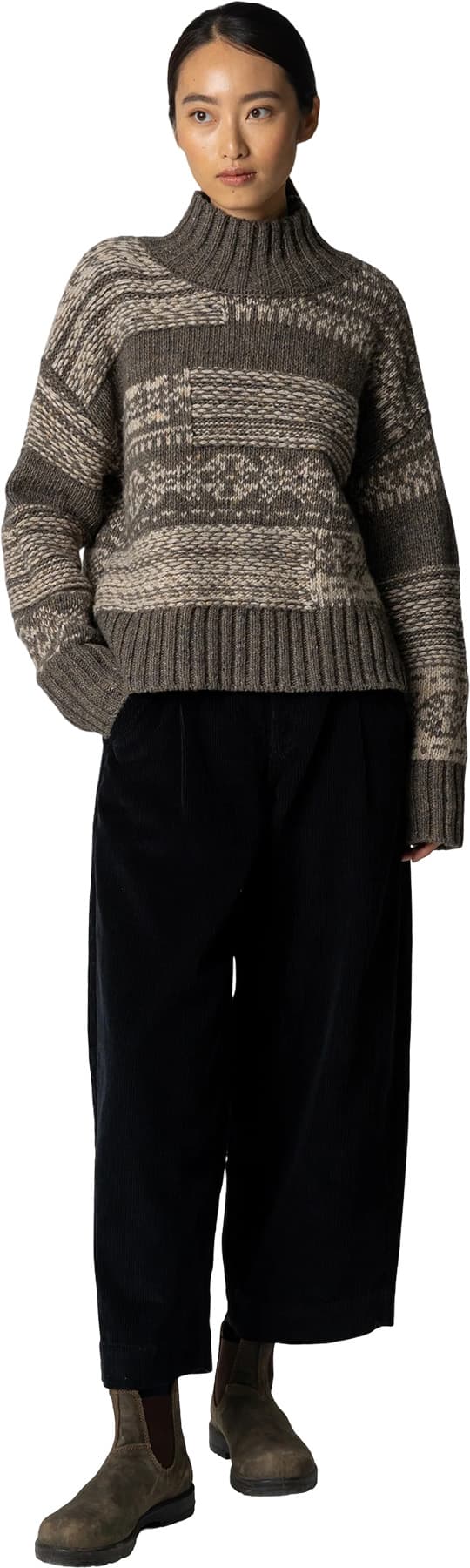 Product gallery image number 2 for product Idless Broken Fair Isle Sweater - Women's