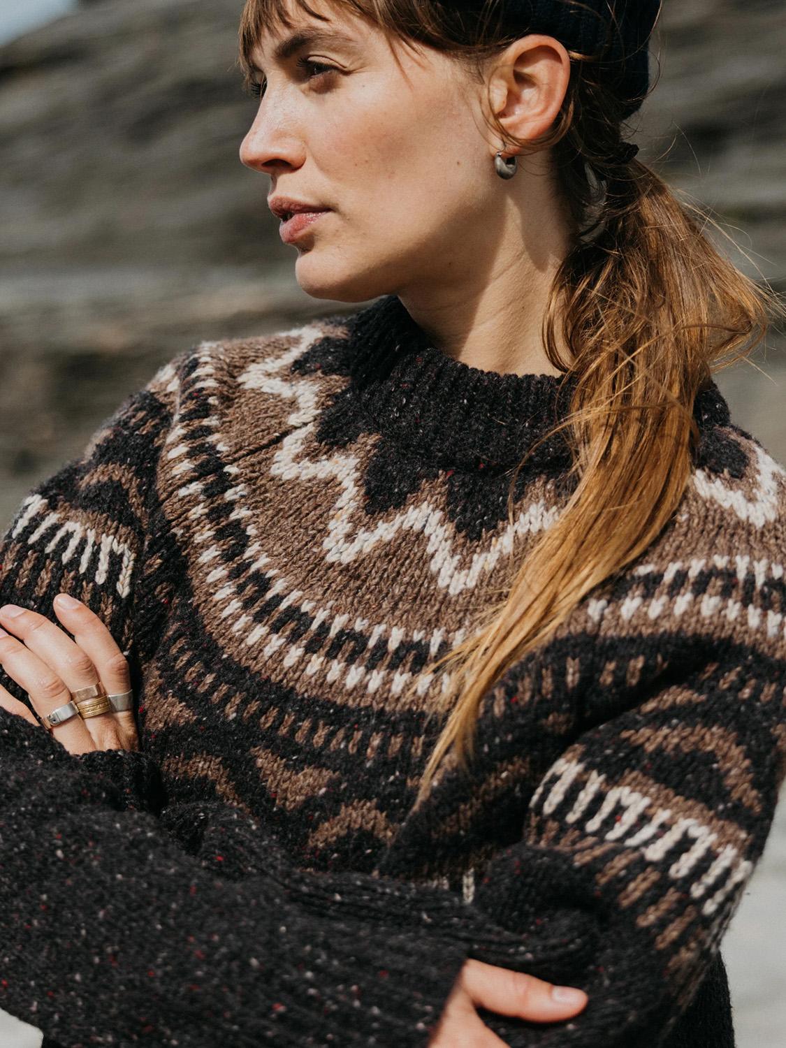Product gallery image number 4 for product Porth Fair Isle Yoke Jumper - Women's