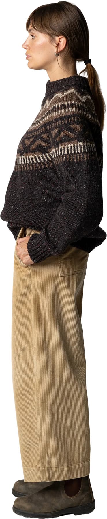 Product gallery image number 2 for product Porth Fair Isle Yoke Jumper - Women's