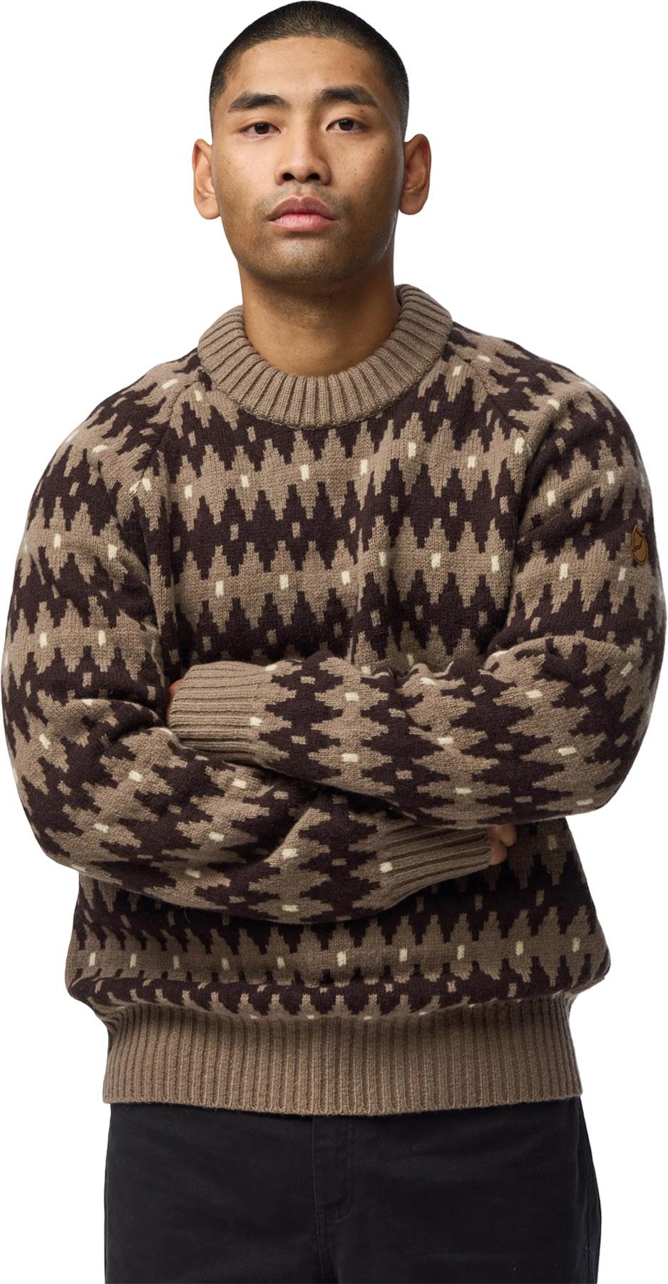 Product gallery image number 3 for product Övik Jacquard Knit Sweater - Men's