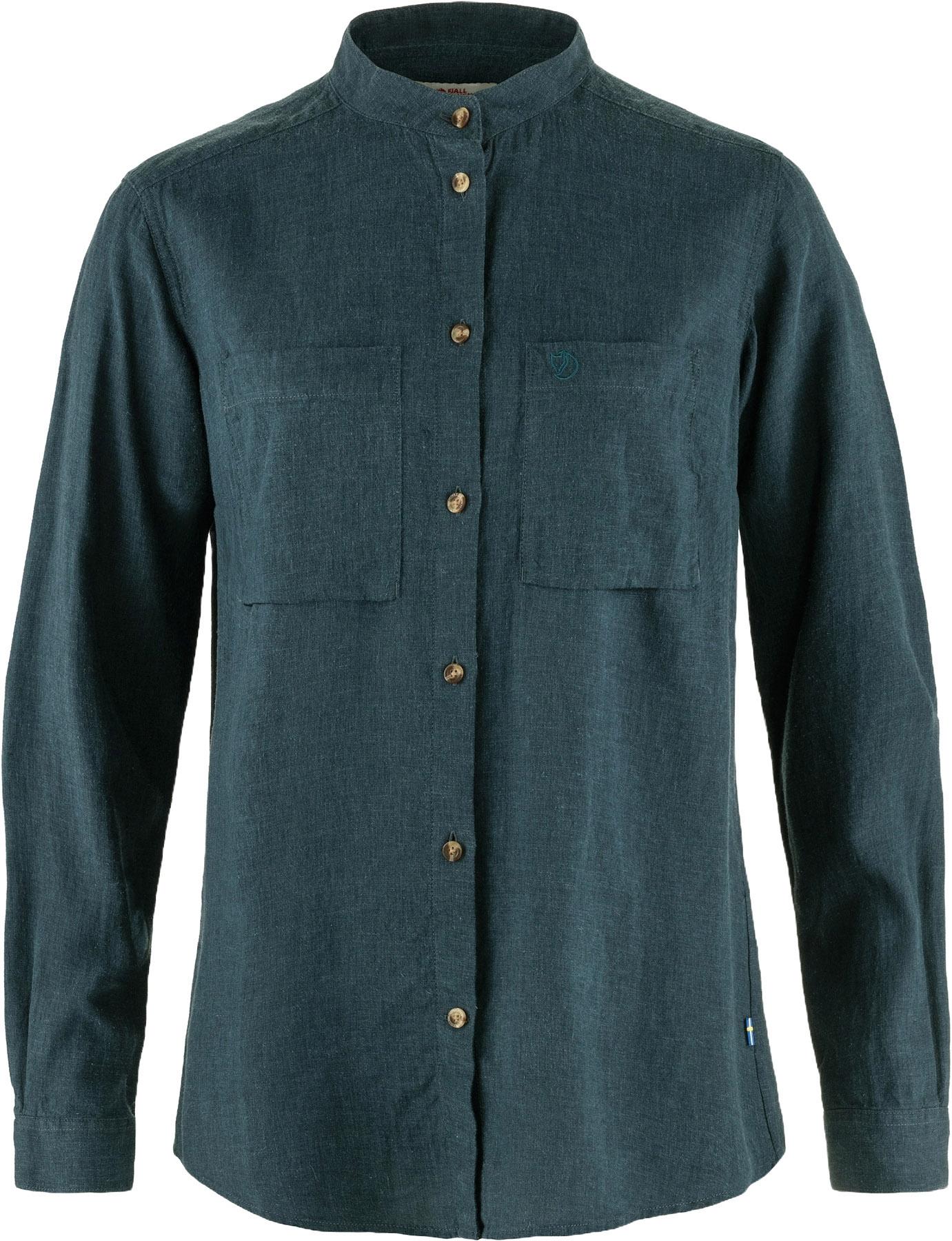 Numéro de l'image de la galerie de produits 1 pour le produit Chemise à manches longues en chanvre Övik - Femme