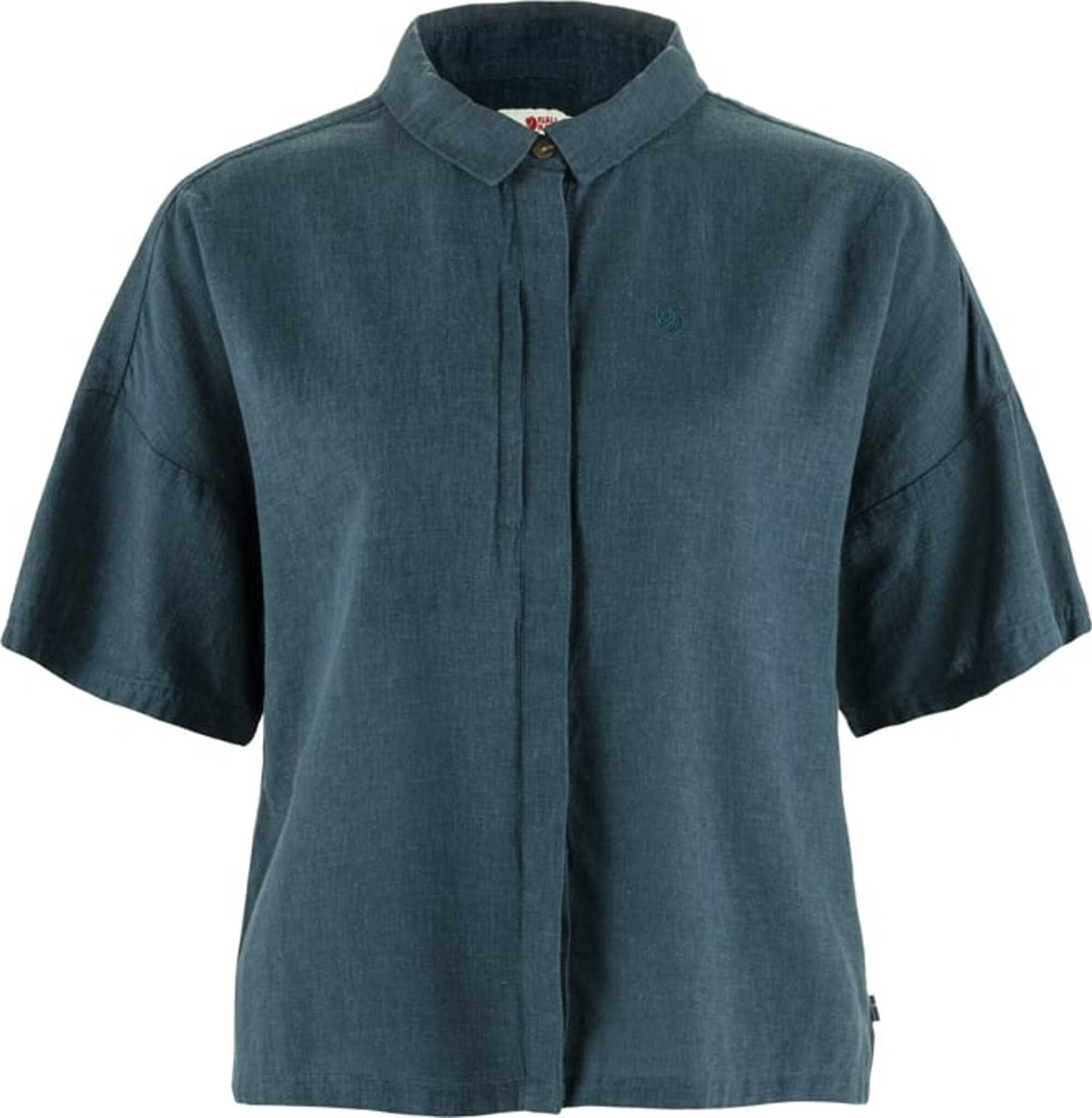 Image de produit pour Chemise à manches courtes en chanvre Övik Camp - Femme