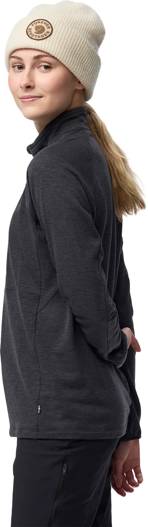 Numéro de l'image de la galerie de produits 5 pour le produit Chandail à demi-glissière couche intermédiaire Bergtagen - Femme