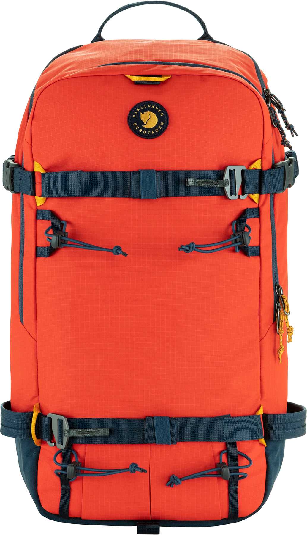 Flame Orange - Mountain Blue