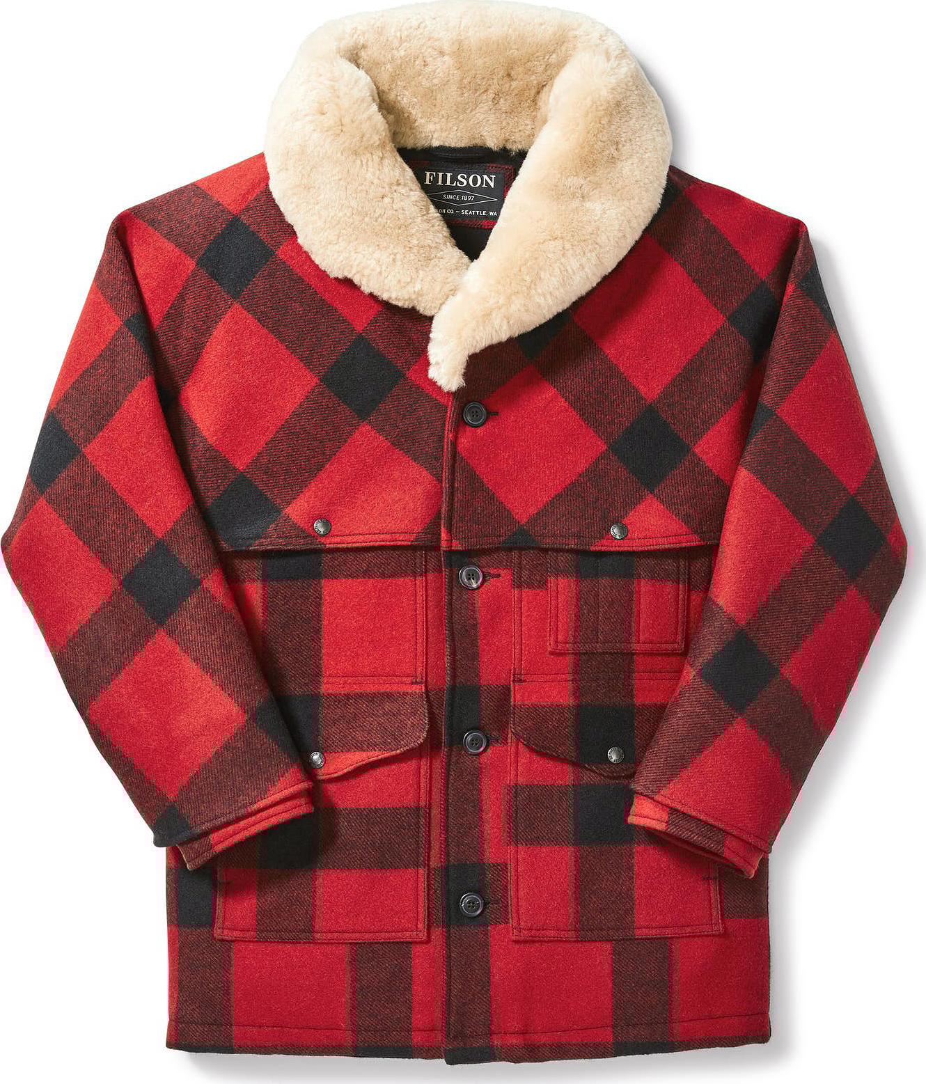 Product gallery image number 1 for product Lined Wool Packer Coat - Men's