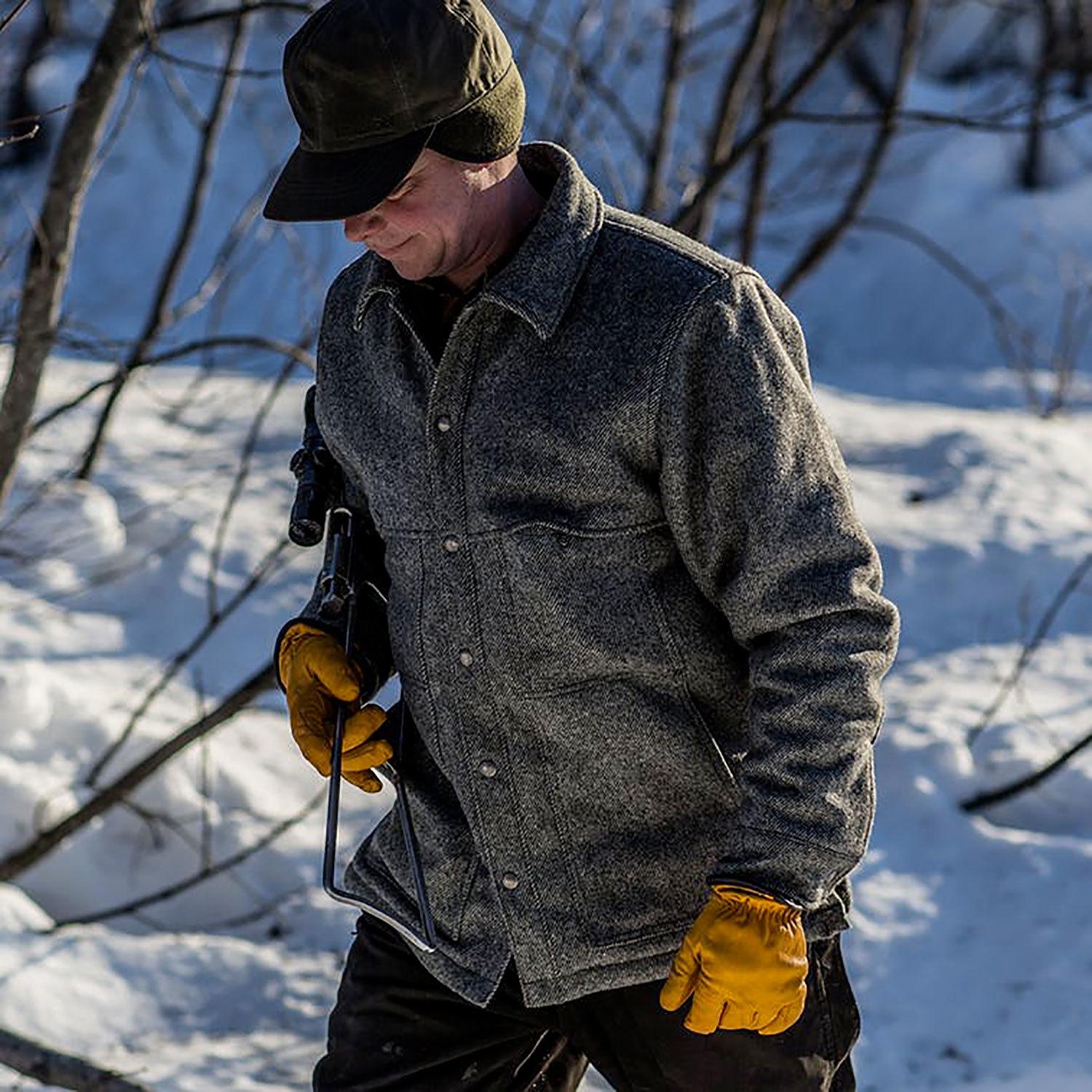 Product gallery image number 3 for product Lined Wool Cape Coat - Men's