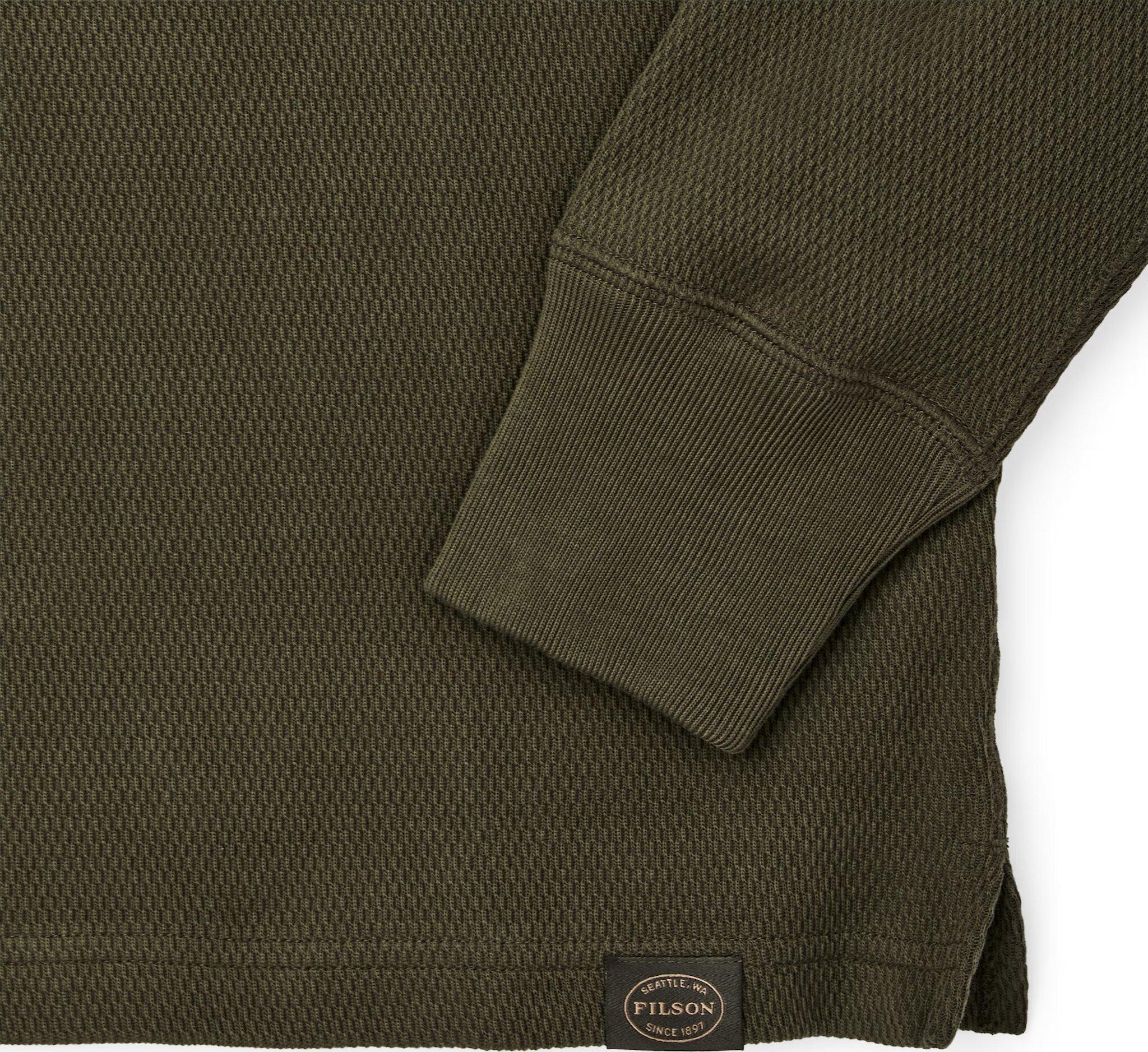 Product gallery image number 6 for product Waffle Knit Henley Shirt - Men's