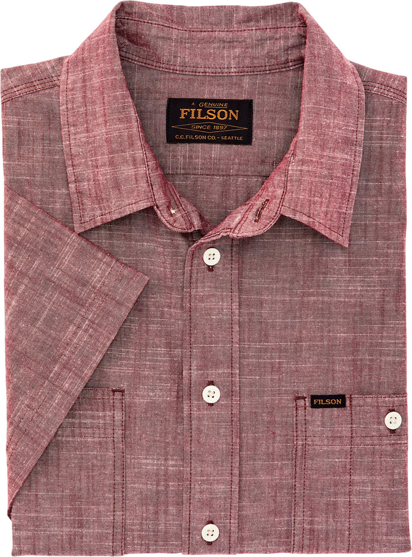 Product gallery image number 8 for product Chambray Short Sleeve Shirt - Men's