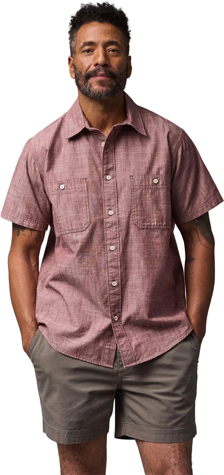 Product gallery image number 3 for product Chambray Short Sleeve Shirt - Men's
