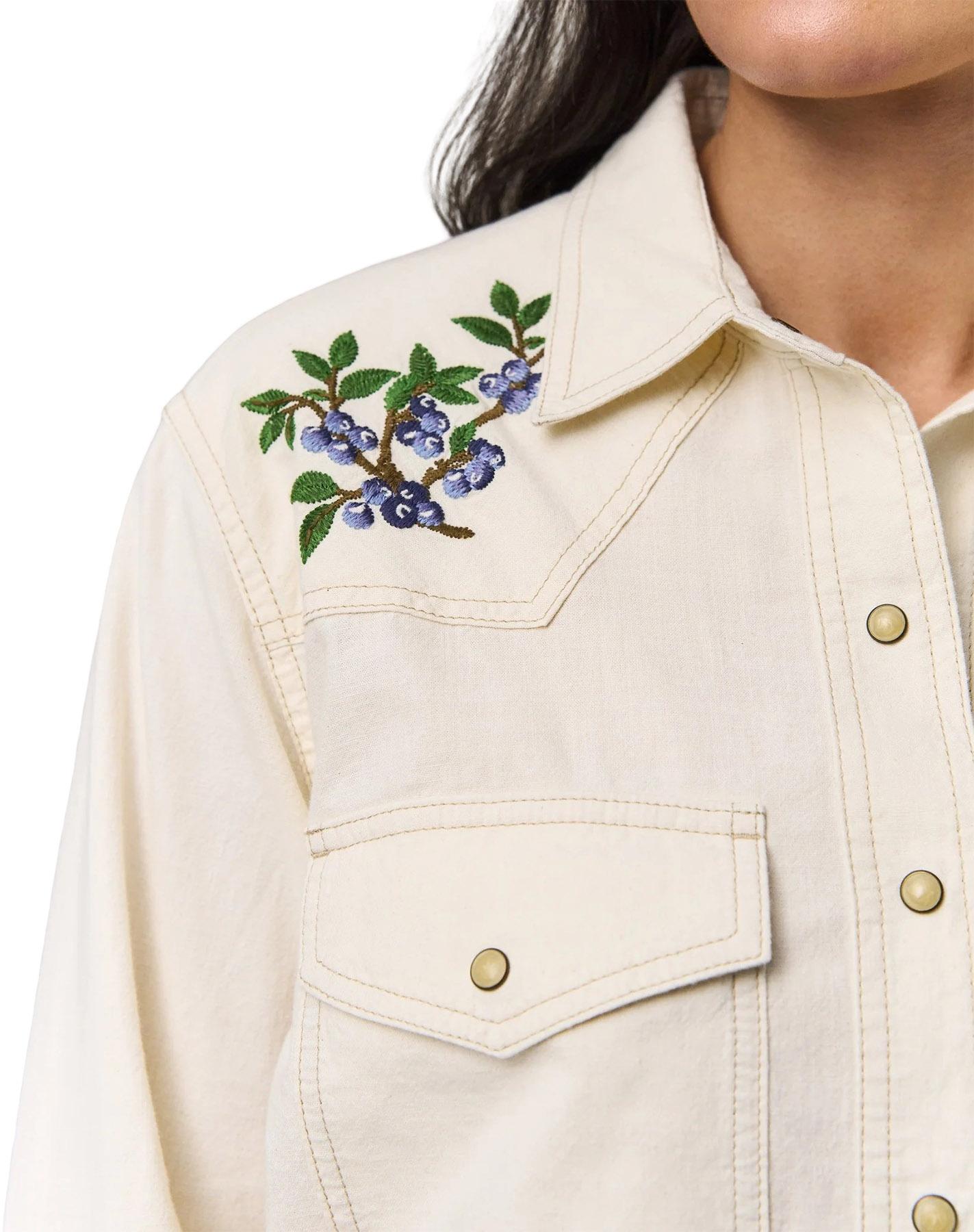 Product gallery image number 8 for product Embroidered Western Shirt - Women's