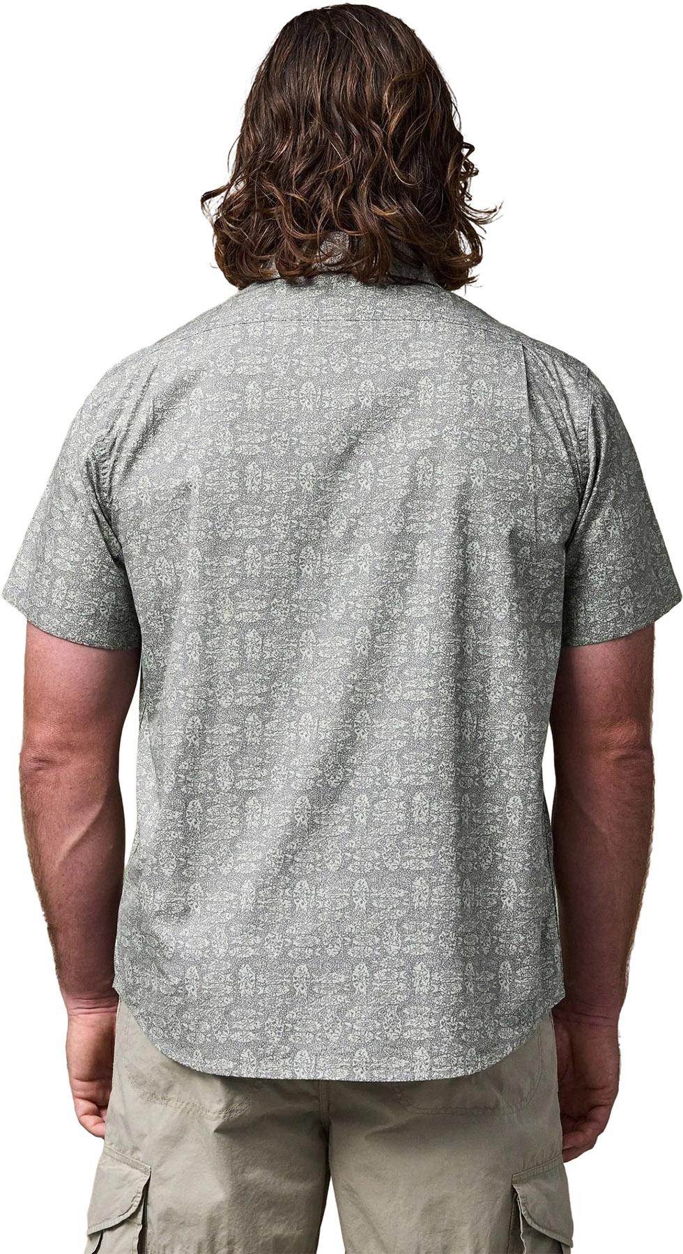 Product gallery image number 2 for product Washed Short Sleeve Feather Cloth Shirt - Men's