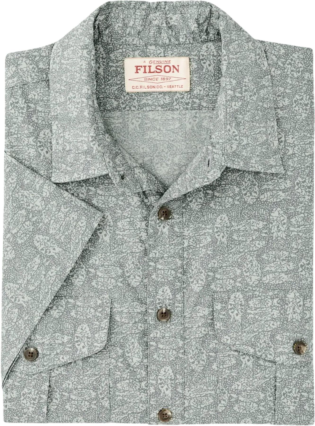 Product gallery image number 4 for product Washed Short Sleeve Feather Cloth Shirt - Men's