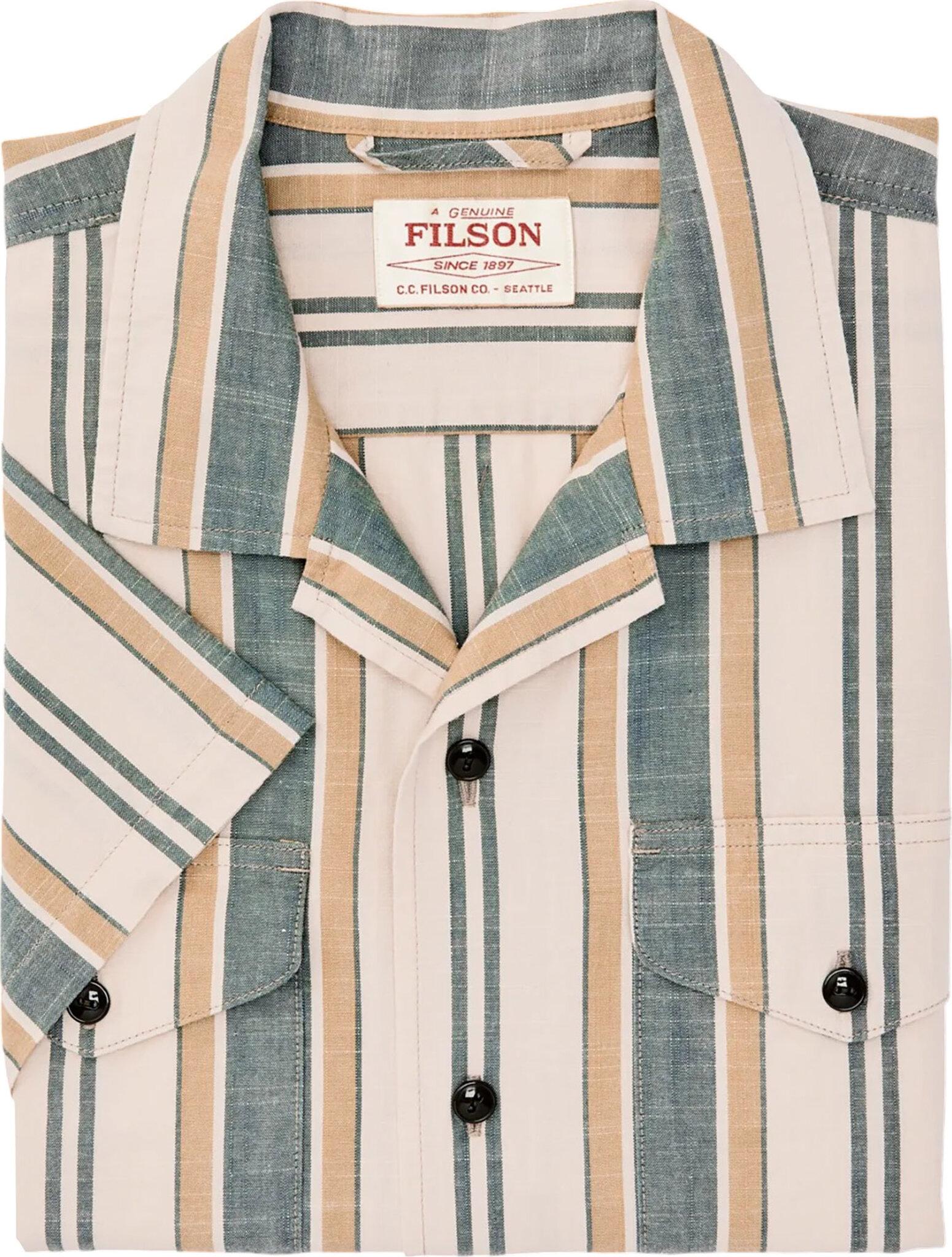 Product gallery image number 2 for product Short Sleeve Chambray Camp Shirt - Men's