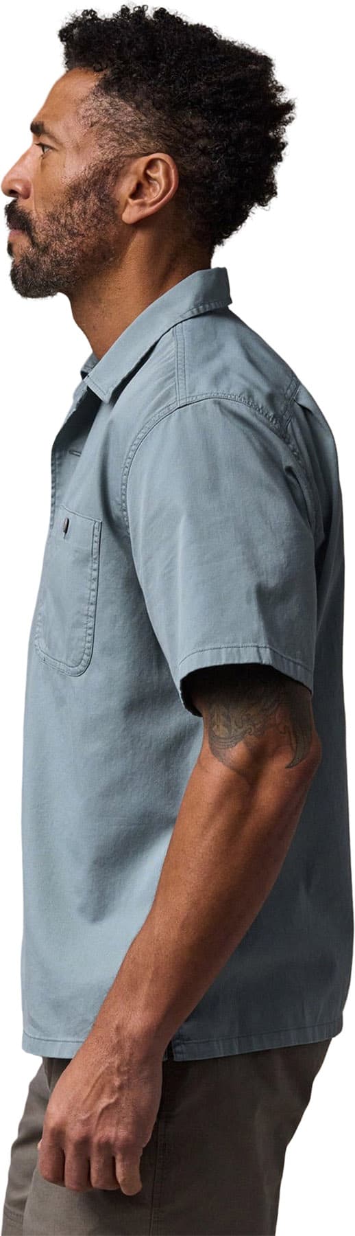 Product gallery image number 2 for product 4.5-oz. Short Sleeve Twill Camp Shirt - Men's