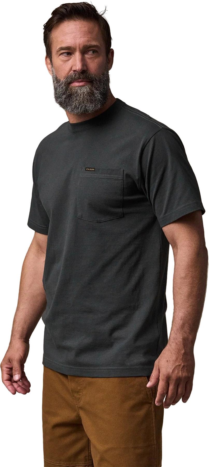 Product gallery image number 4 for product T-shirt à manches courtes avec poche Outfitter - Homme