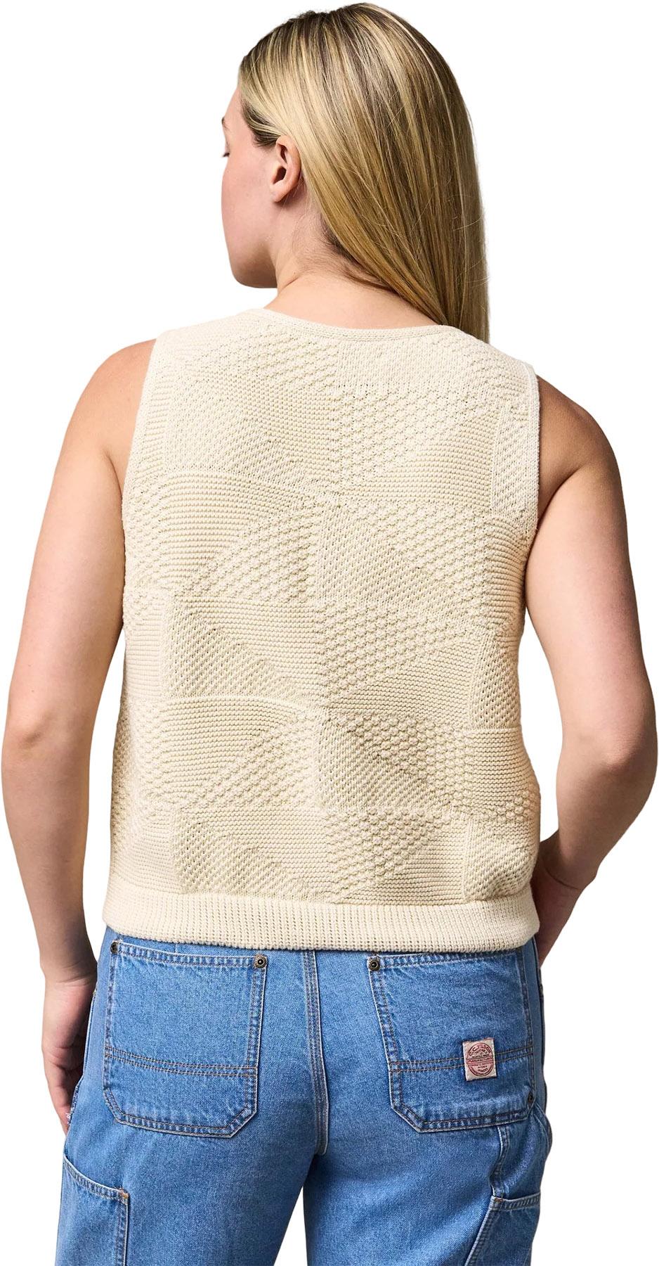 Product gallery image number 2 for product Chandail sans manches en coton - Femme