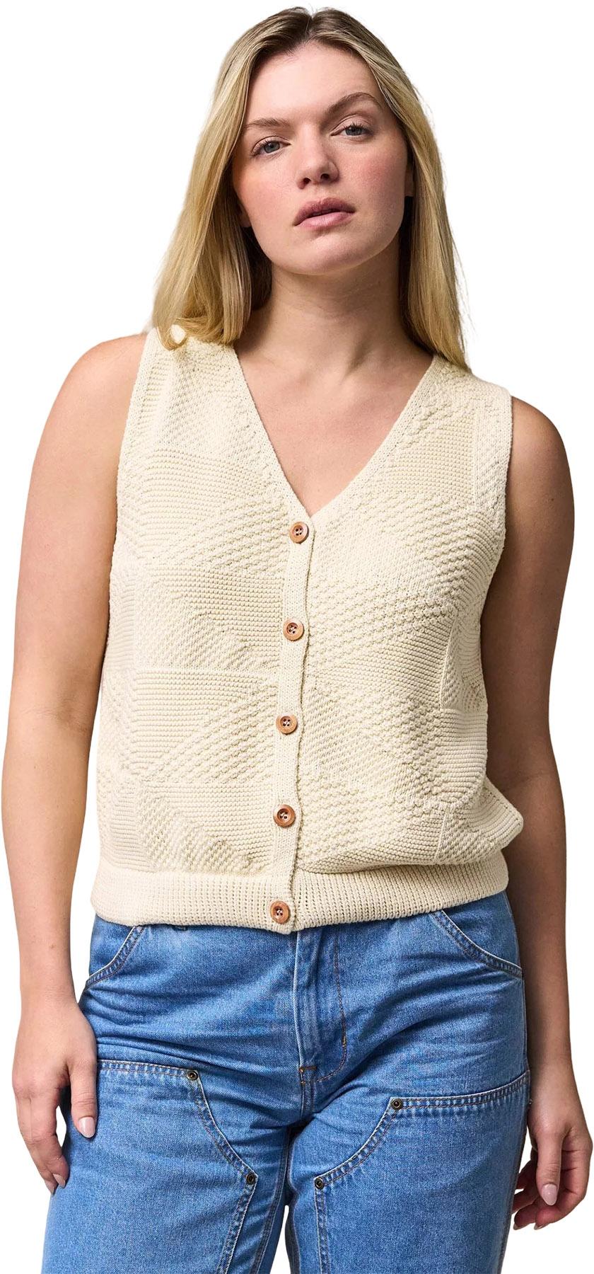 Product gallery image number 4 for product Chandail sans manches en coton - Femme