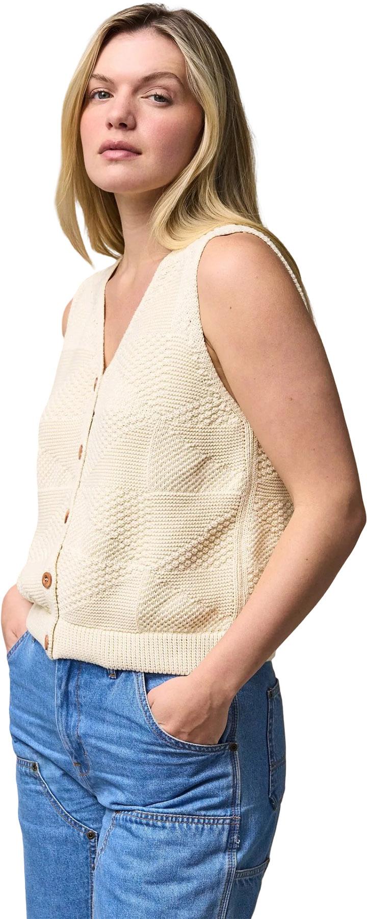 Product gallery image number 5 for product Chandail sans manches en coton - Femme