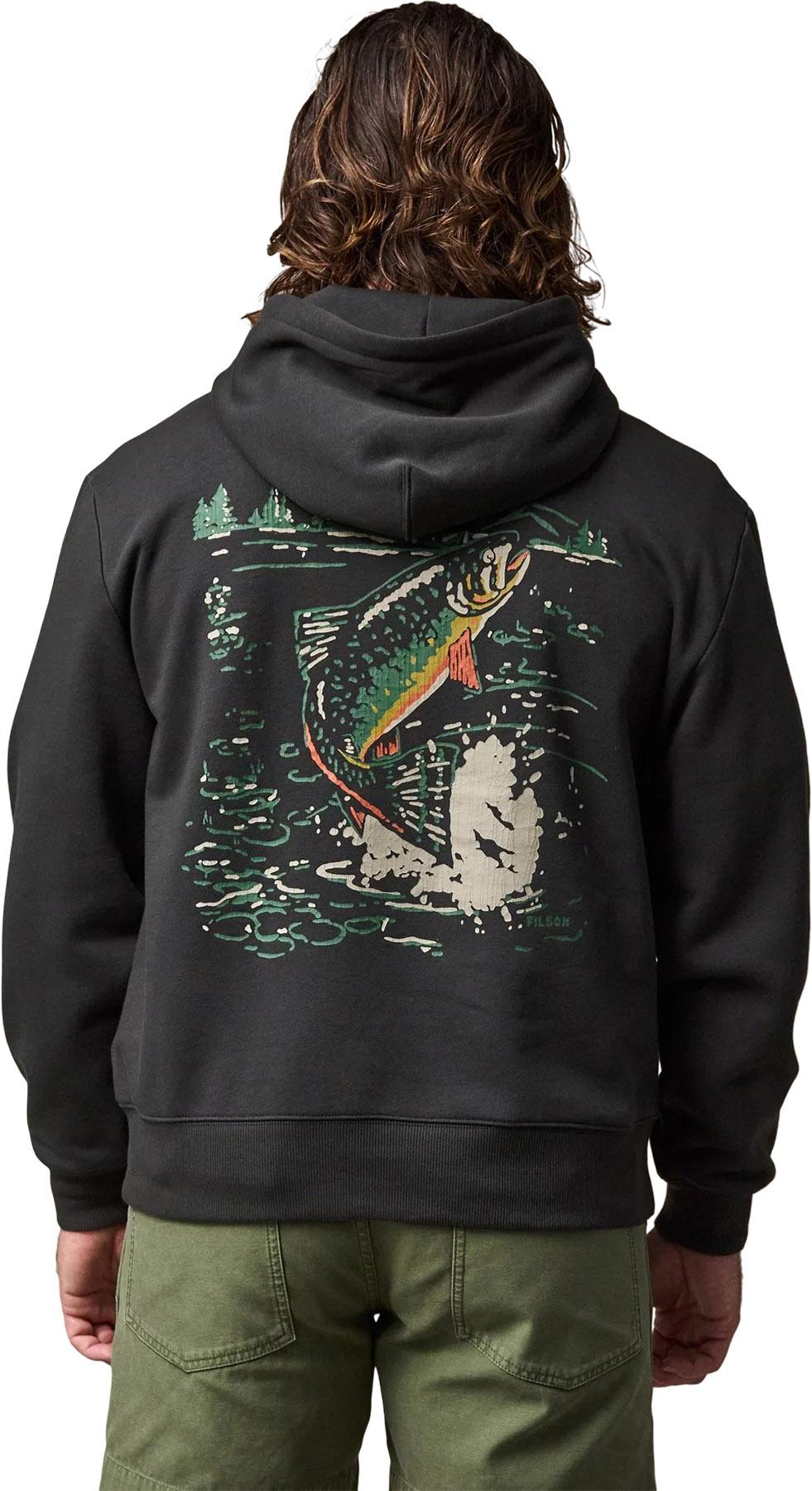 Product gallery image number 2 for product Trout Graphic Hoodie - Men's