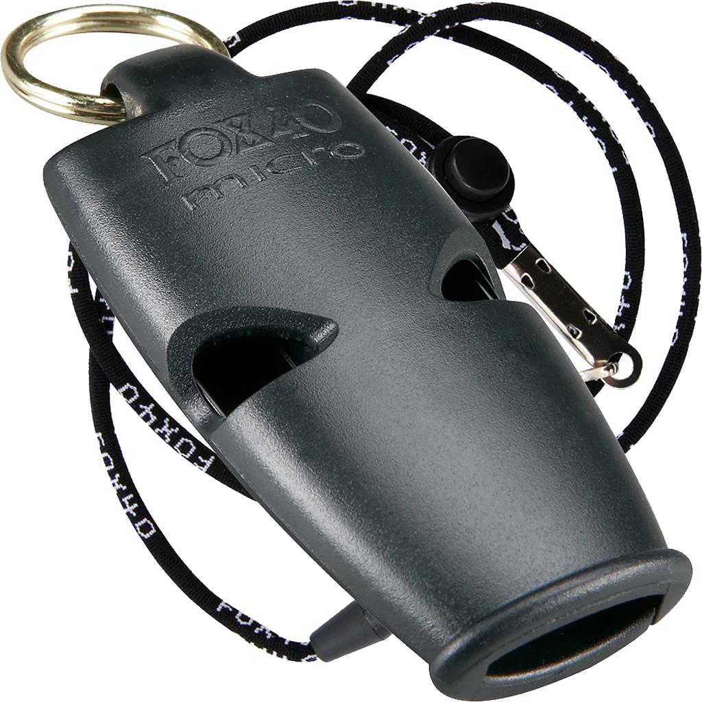 Product gallery image number 1 for product Fox40 Micro With Lanyard Whistle - Unisex