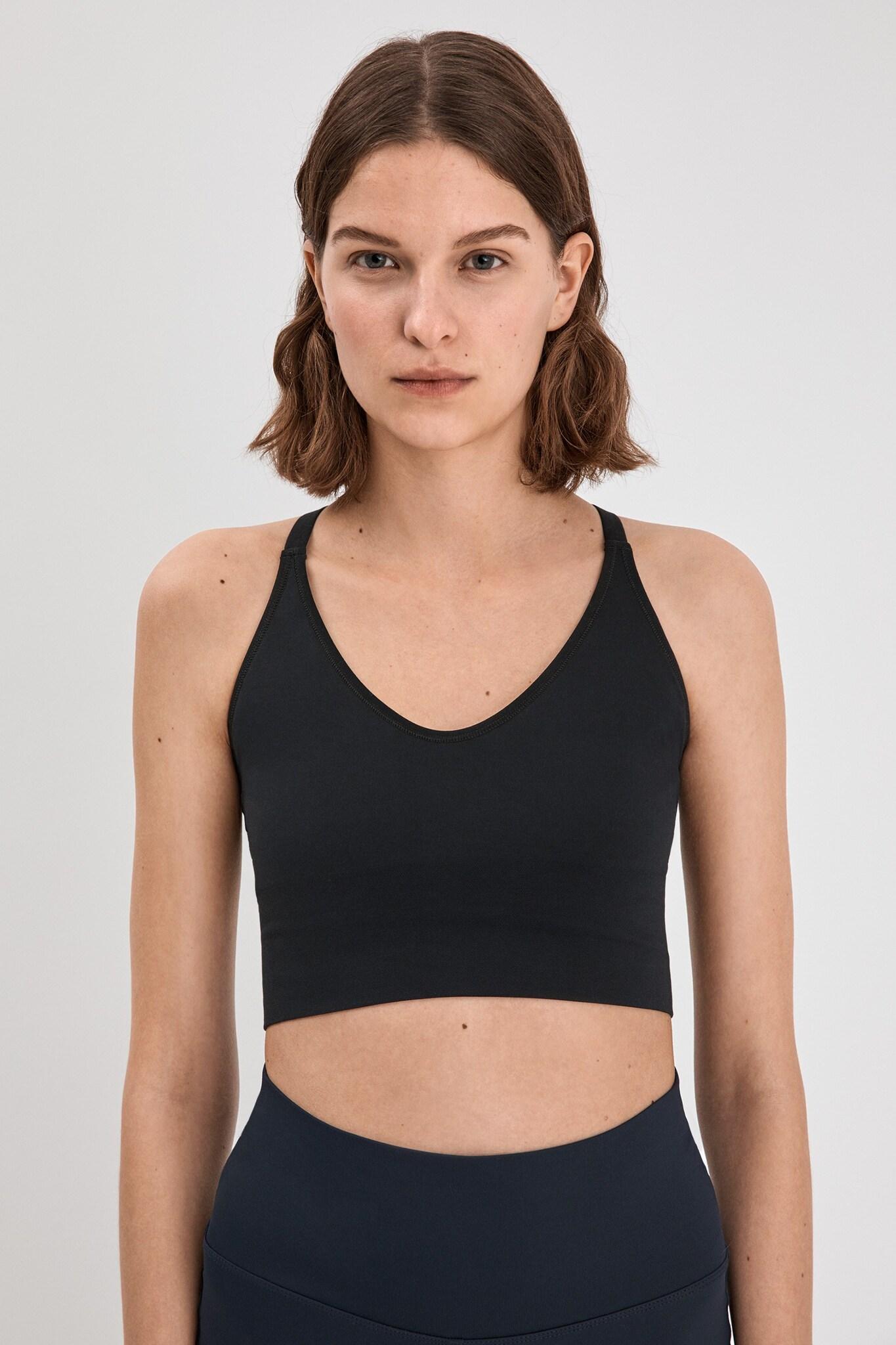 Numéro de l'image de la galerie de produits 1 pour le produit Haut Mi-Long Sans Couture Crossback - Femme