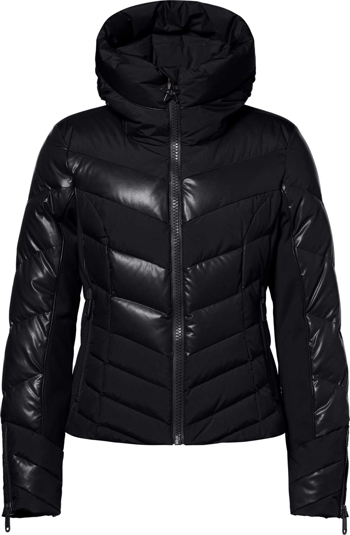 Product image for Abisso Quilted Down Ski Jacket with Hood - Women's