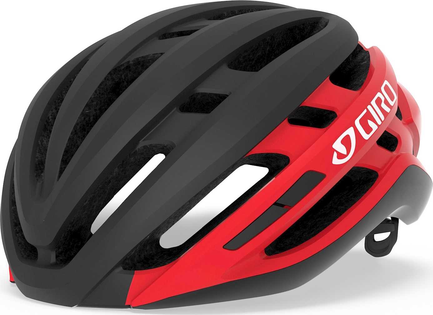 Matte Black - Bright Red
