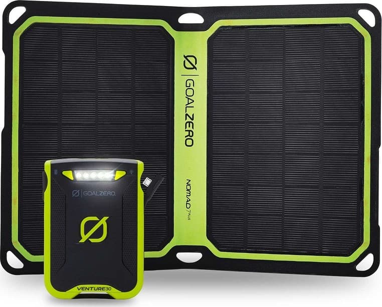 Product gallery image number 1 for product Goal Zero Venture 30 Solar Kit with Nomad 7 Plus