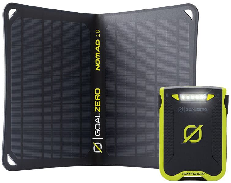 Product gallery image number 1 for product Nomad 10 + Venture 30 Solar Kit