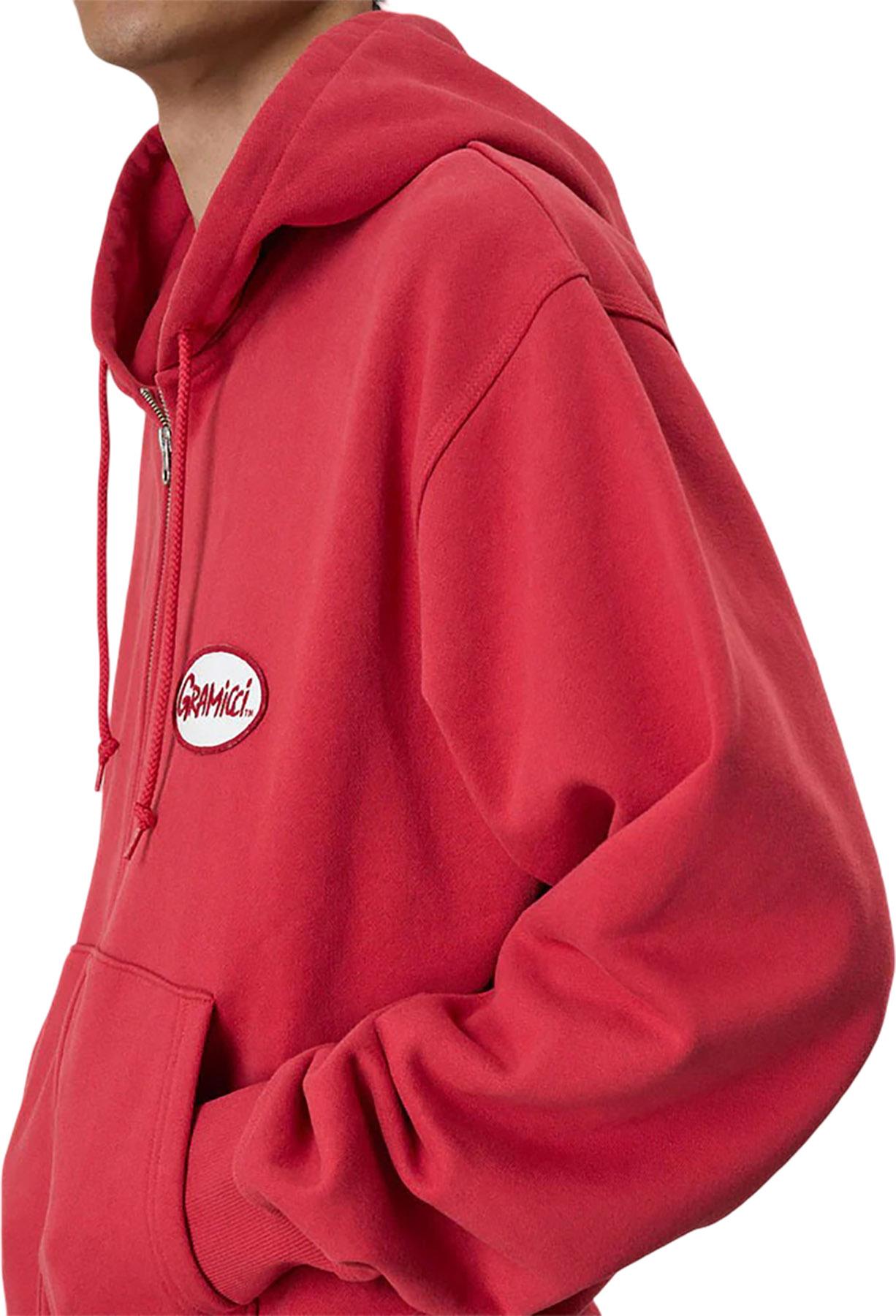 Product gallery image number 2 for product Oval Patch Zip Hooded Sweatshirt - Unisex