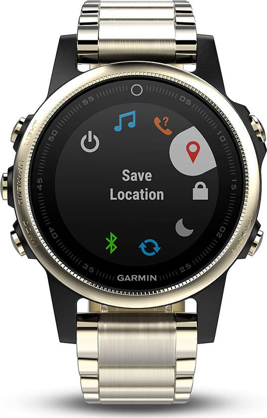 Product gallery image number 5 for product Fenix 5S Sapphire Watch with Metal Band