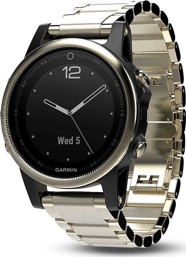 Product gallery image number 1 for product Fenix 5S Sapphire Watch with Metal Band