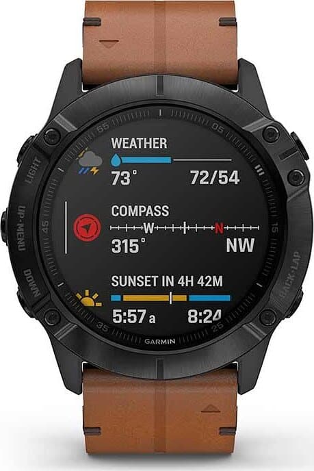 Product gallery image number 4 for product Fenix 6X Sapphire Watch