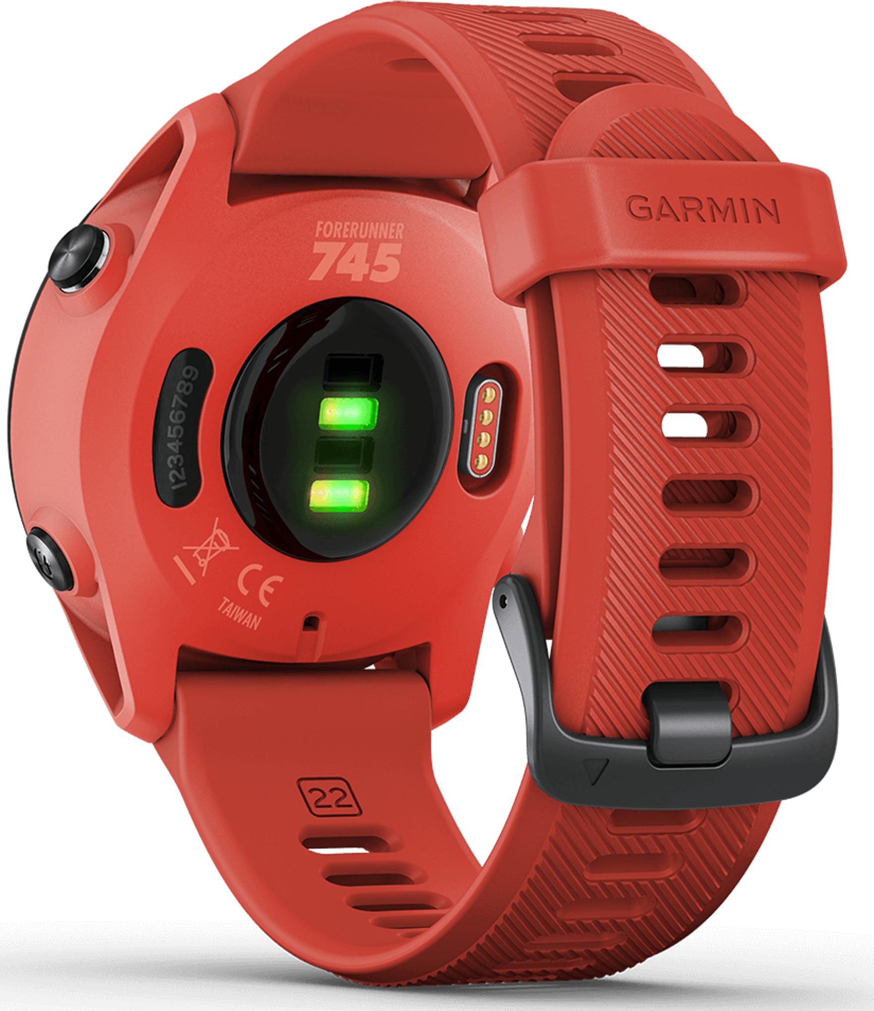 Product gallery image number 4 for product  Forerunner 745 Magma Red Watch