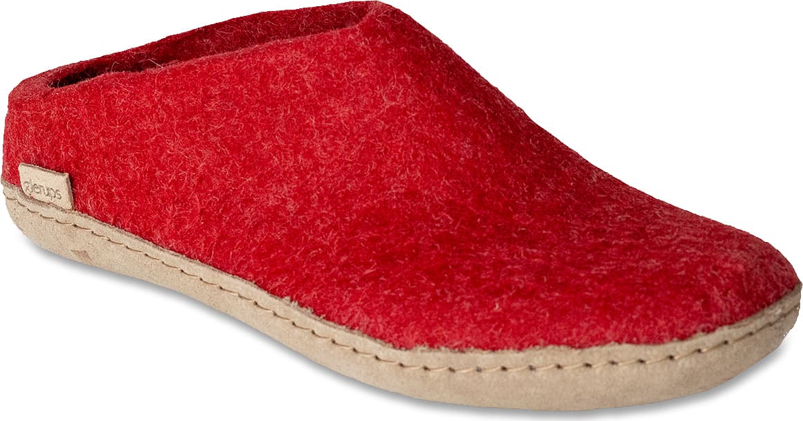 Numéro de l'image de la galerie de produits 2 pour le produit Pantoufles à semelle en cuir - Unisexe