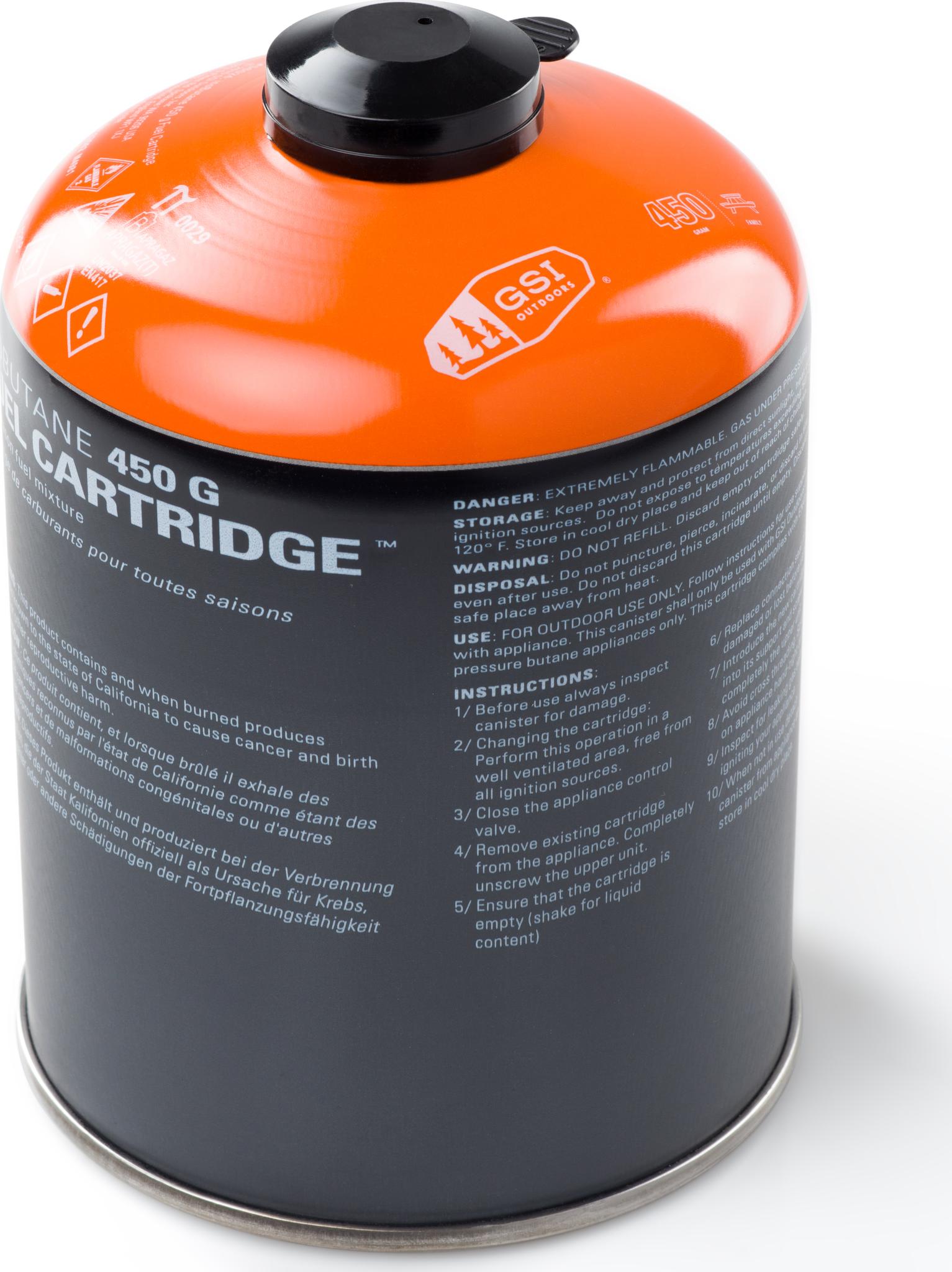 Product gallery image number 1 for product Isobutane 450g Fuel Cartridge