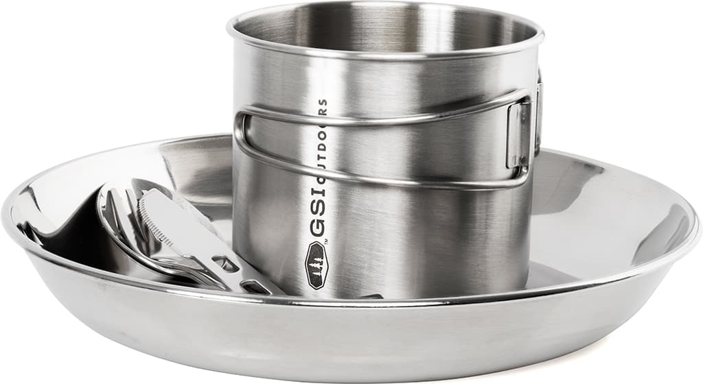 Product gallery image number 3 for product Glacier Stainless Steel 1 Person Tableware Set