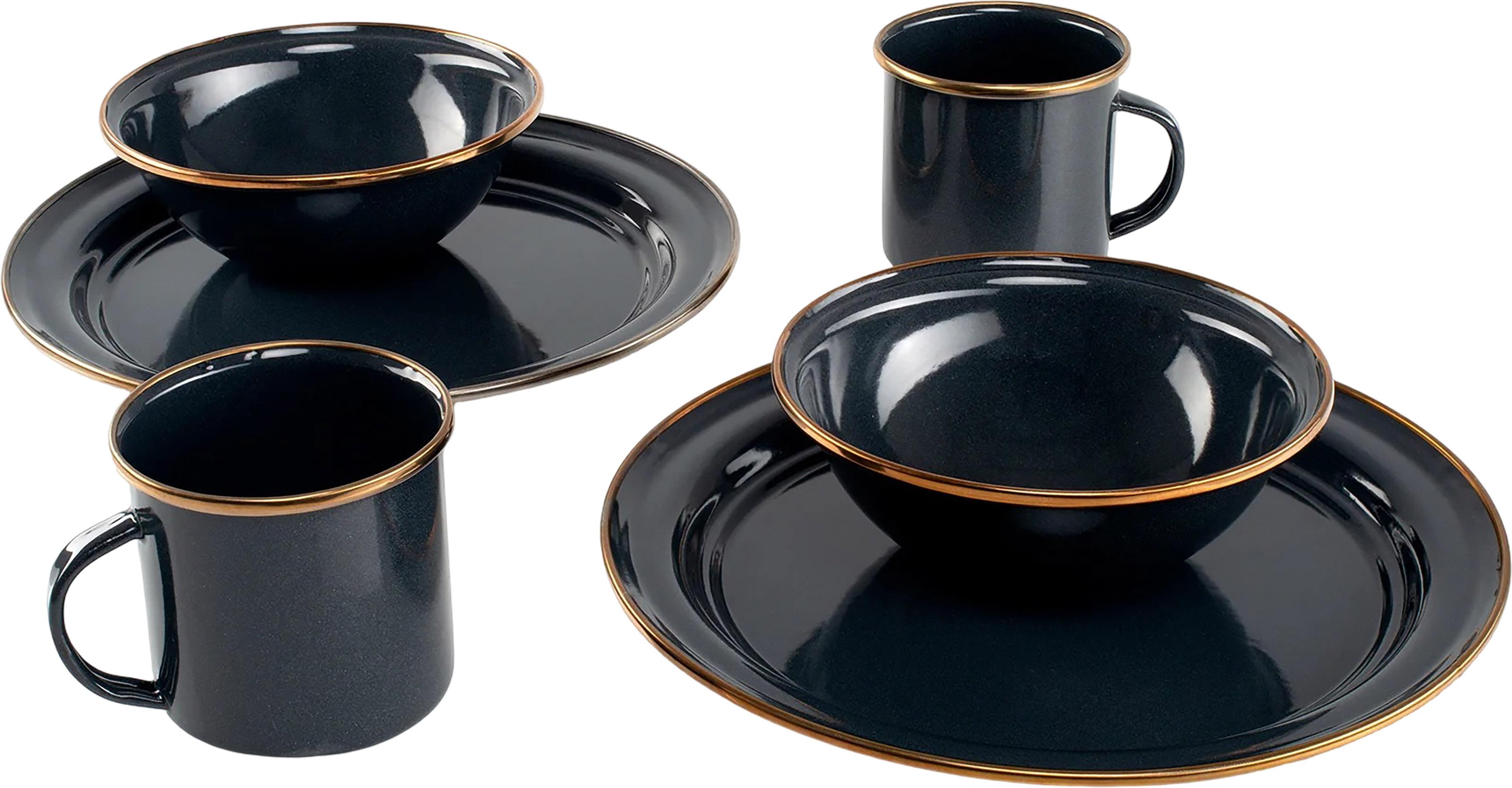 Product image for Mesa 2 Person Enamelware Tableset
