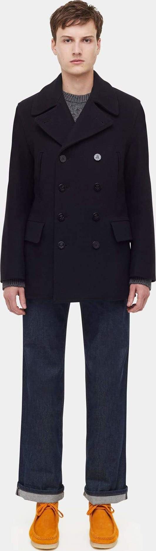 Product gallery image number 3 for product Churchill Reefer Jacket - Men's