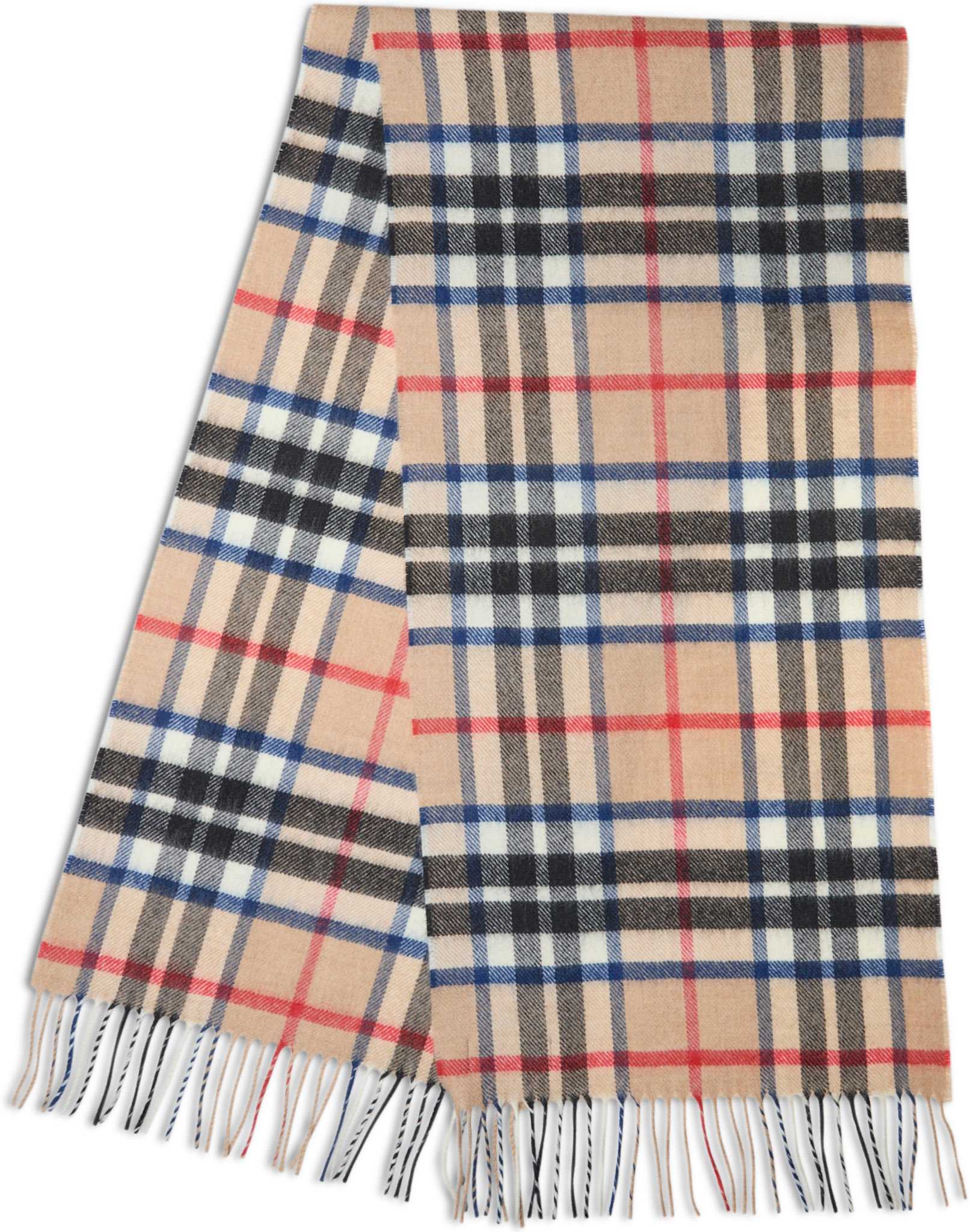Product image for Oversized Lambswool Tartan Scarf