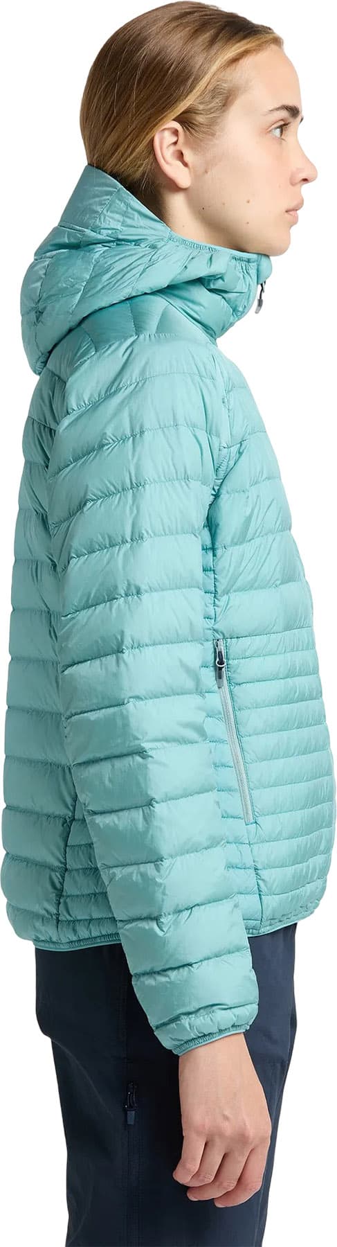 Numéro de l'image de la galerie de produits 2 pour le produit Manteau à capuche en duvet Micro Nordic - Femme