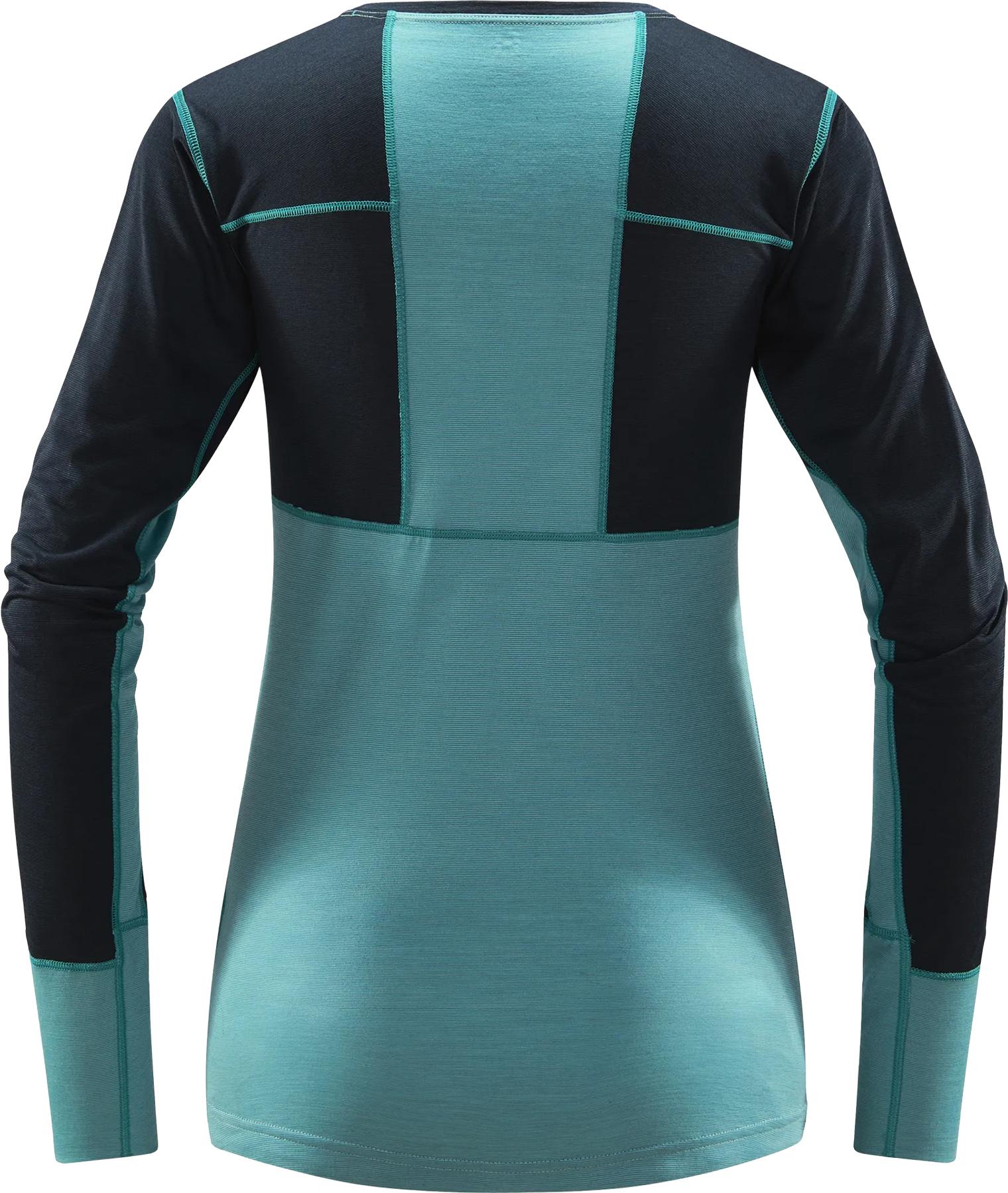 Product gallery image number 3 for product Natural Blend Tech Crew Neck Base Layer Top - Women's